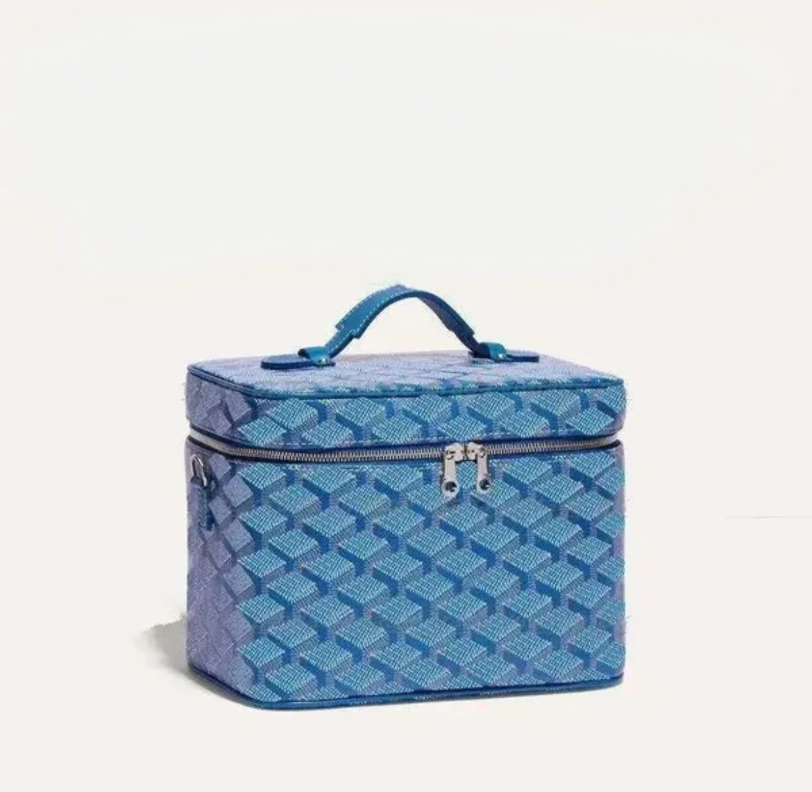 Genuine Leather Opulent Glow Cosmetics Bag