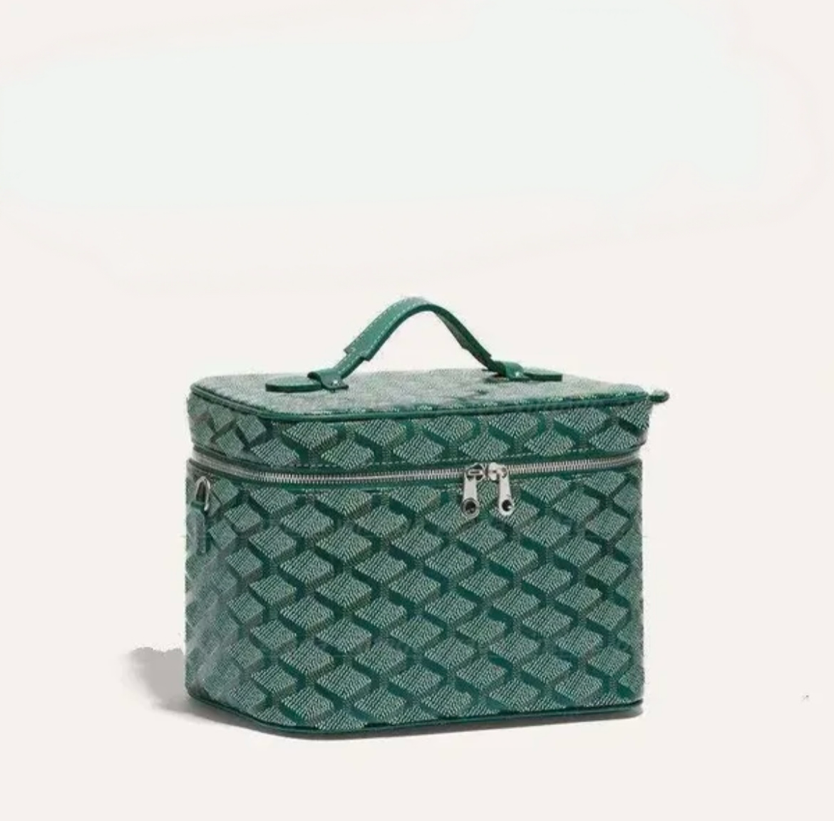 Genuine Leather Opulent Glow Cosmetics Bag