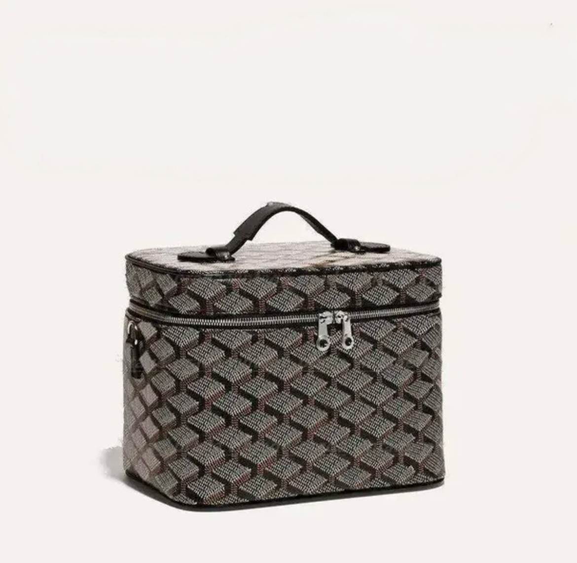 Genuine Leather Opulent Glow Cosmetics Bag
