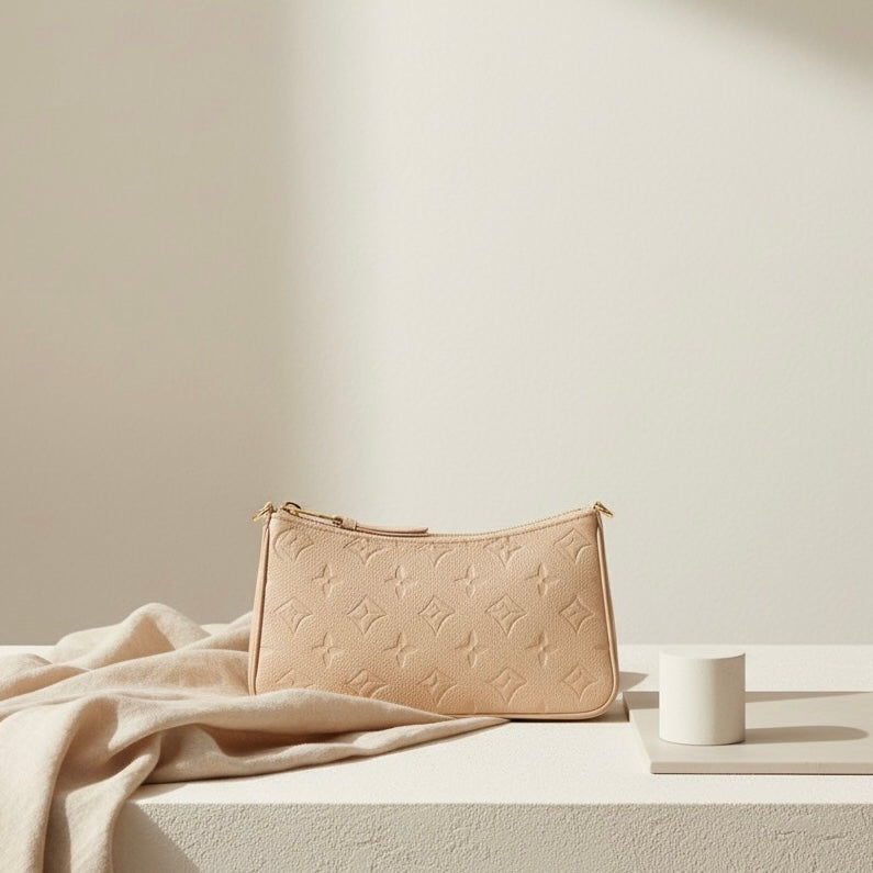 The Embossed Pochette Designer Bag
