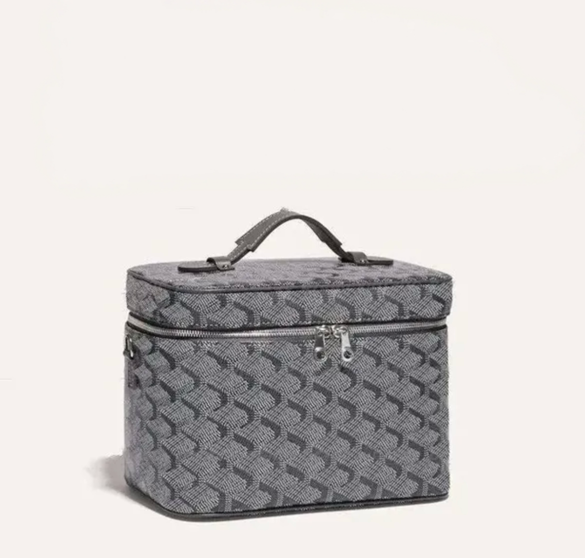 Genuine Leather Opulent Glow Cosmetics Bag