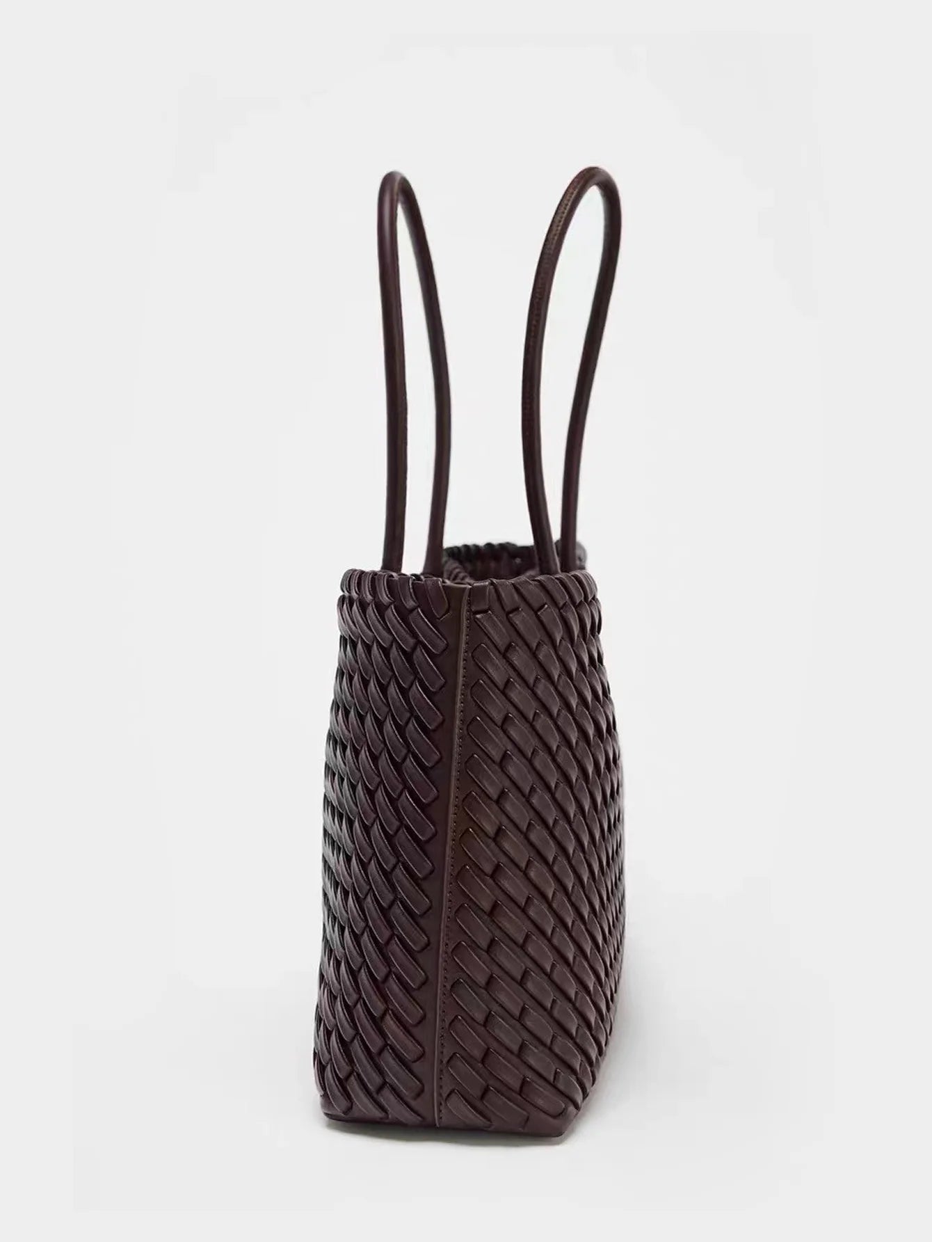 Woven Hand-Held Shoulder Bag