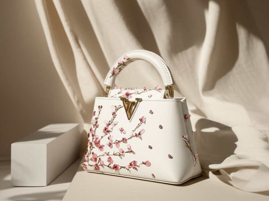 Pink Floral Luxury Bag