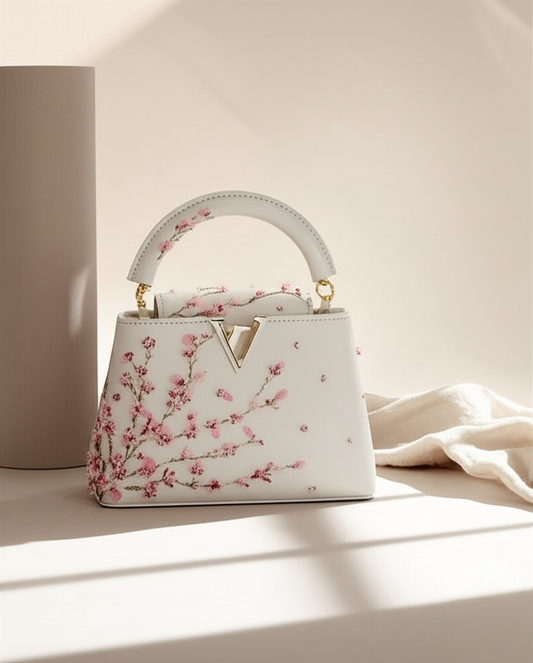 Pink Floral Luxury Bag