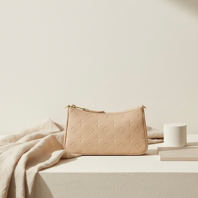 The Embossed Pochette Designer Bag