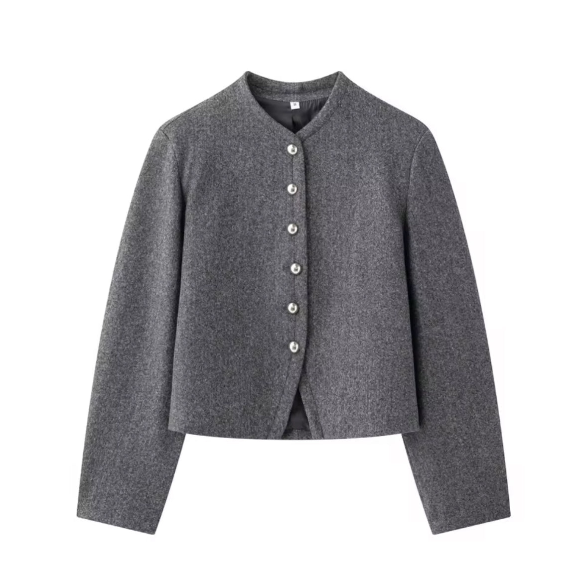 Cozy Loose-Knit Button Top with Round Neck