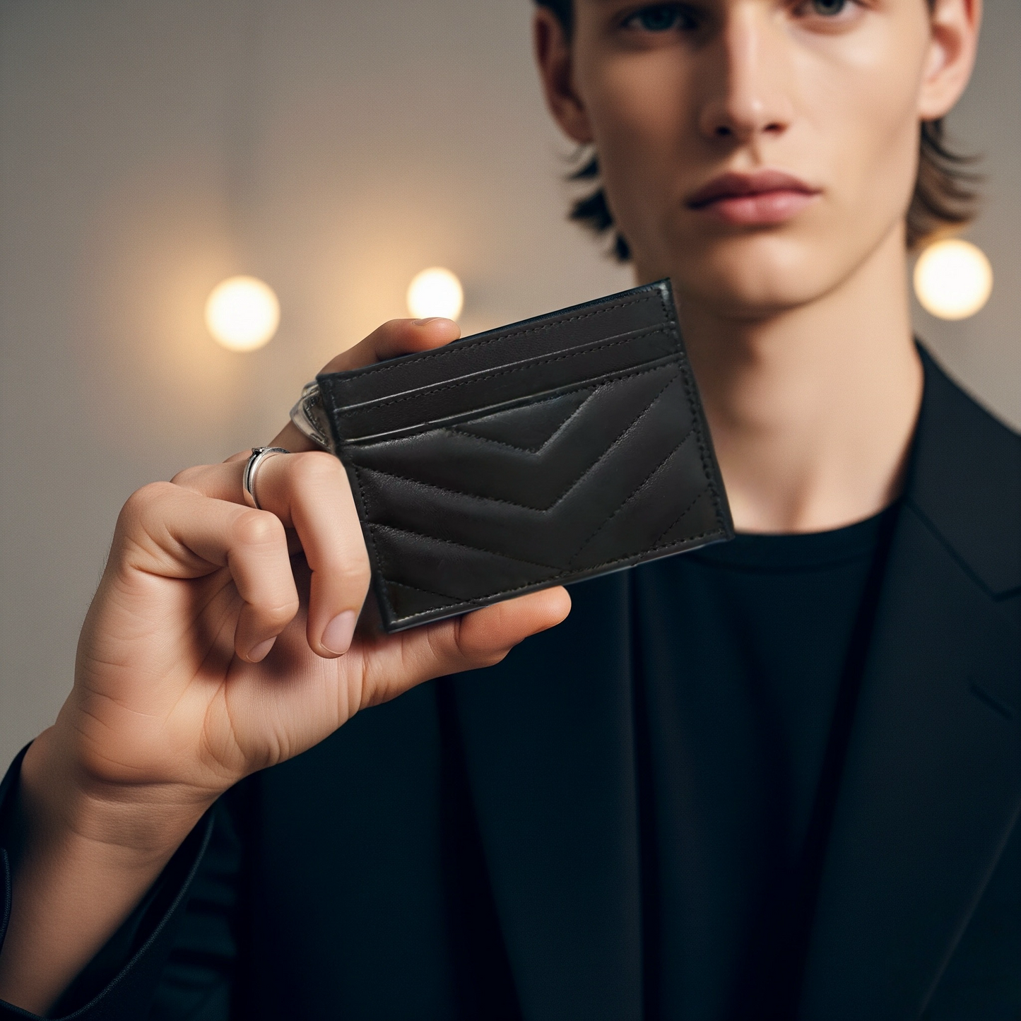 Icon Leather Card Sleeve