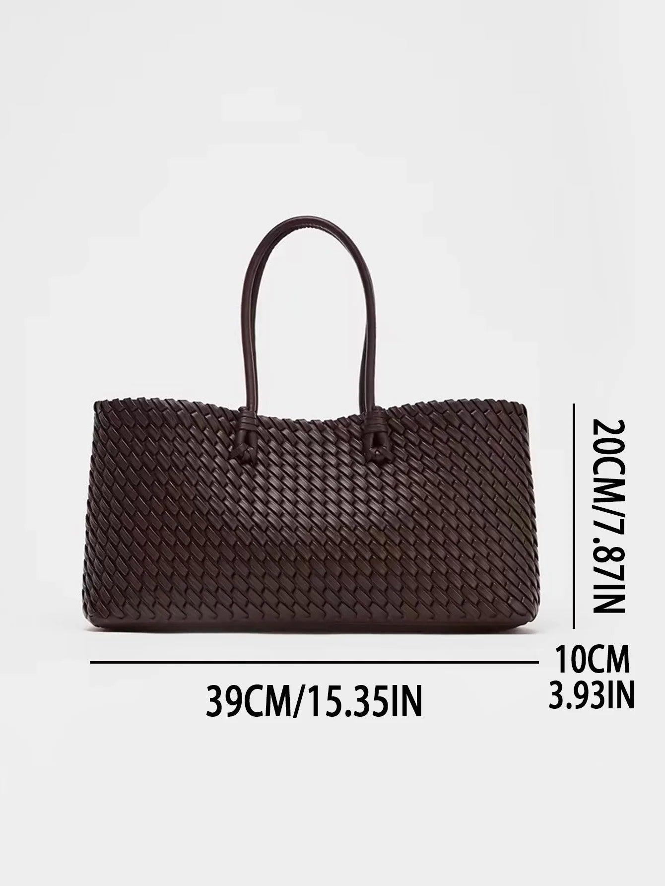 Woven Hand-Held Shoulder Bag