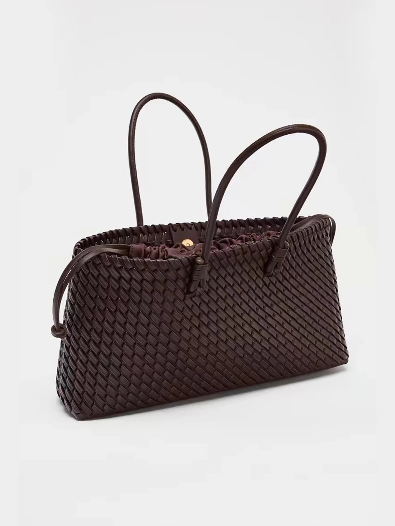 Woven Hand-Held Shoulder Bag