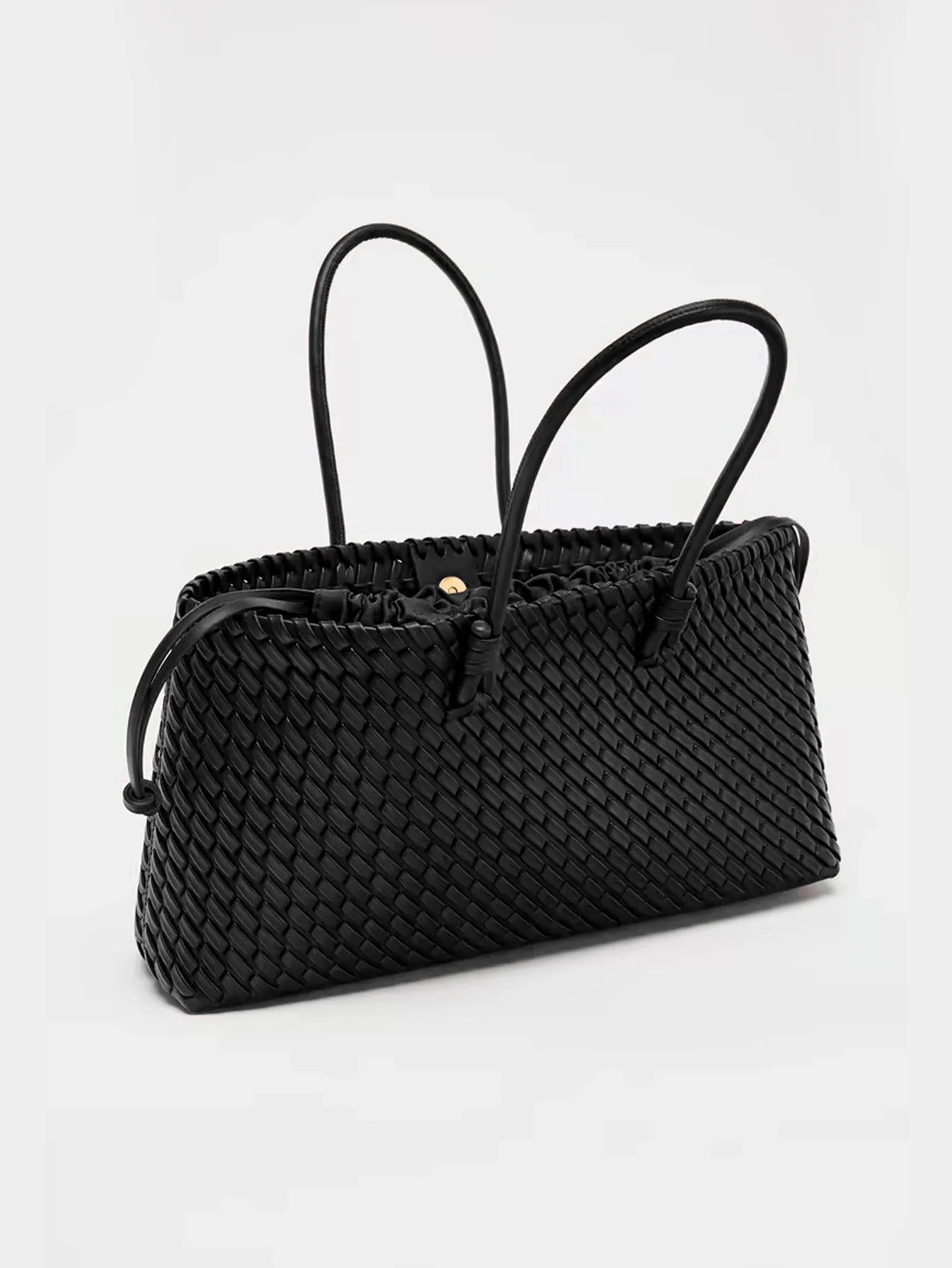 Woven Hand-Held Shoulder Bag