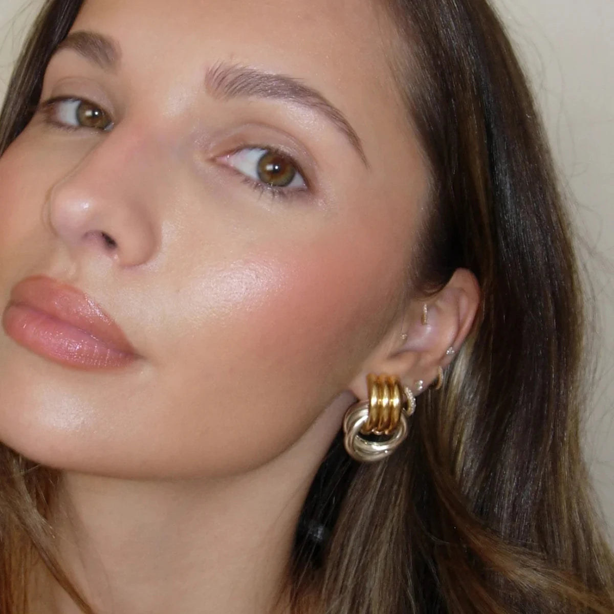 18K Plated 316L Stud Earrings