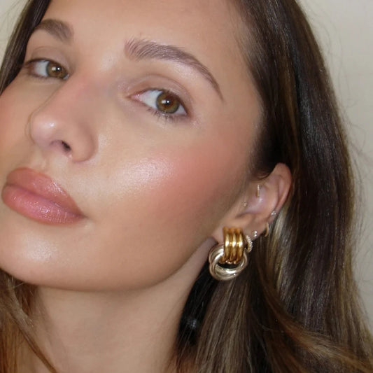 18K Plated 316L Stud Earrings
