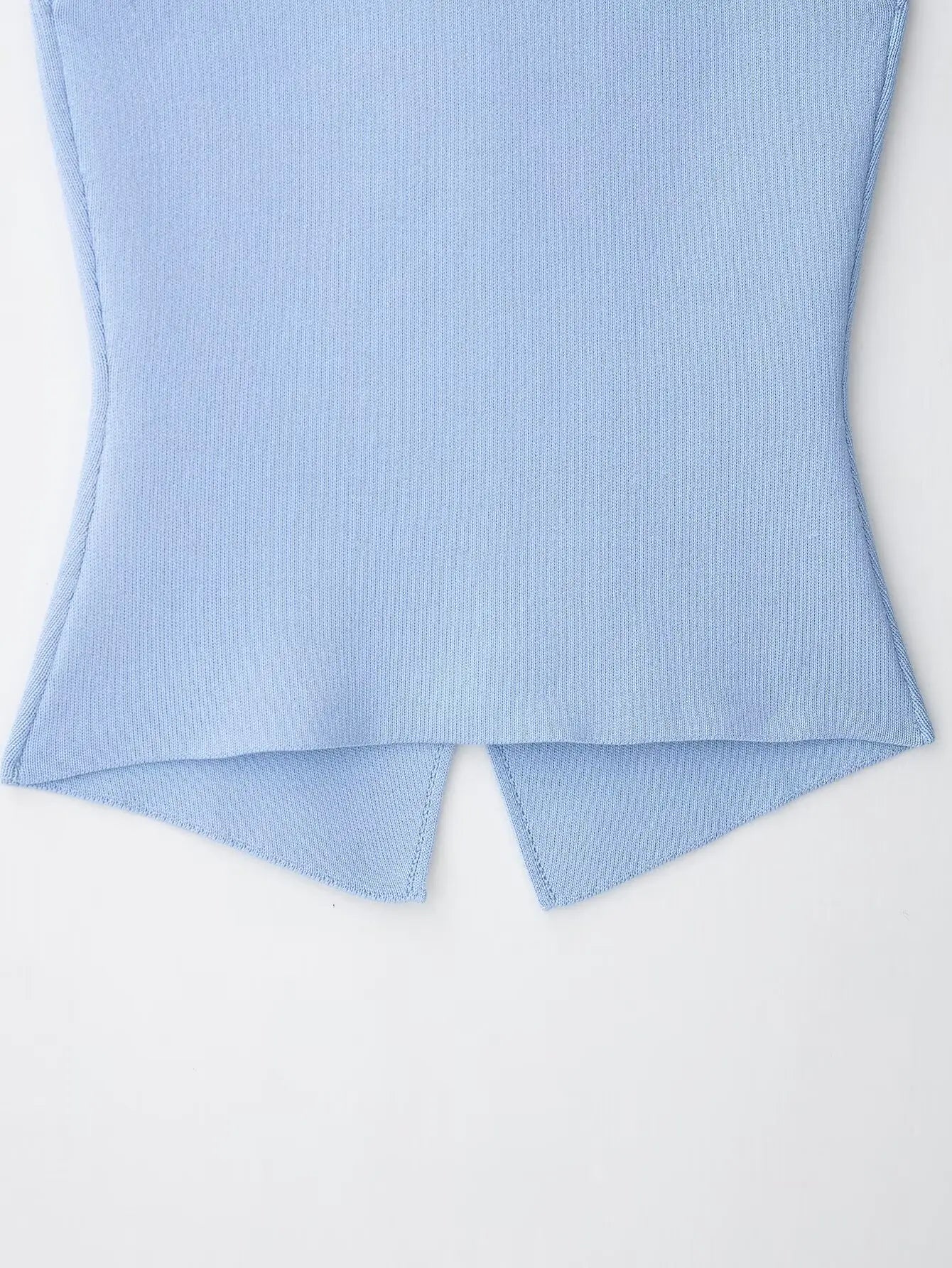 V-Neck Sleeveless Knitted Vest